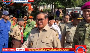 Gubernur DKI Jakarta Di Lokasi Apel Kesiap Siagaan Musim Penghujan